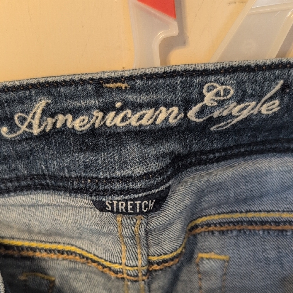 American Eagle Outfitters Women's Blue Jeans - Picture 2 of 7